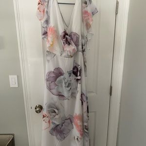 Beautiful floral dress great for wedding!